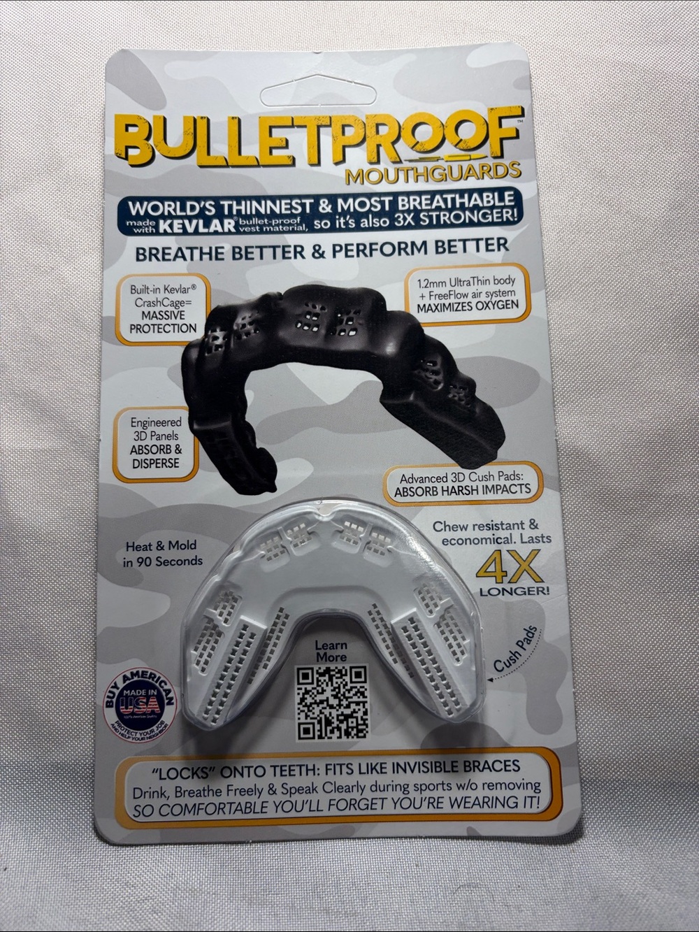 Bulletproof Mouthguard - White